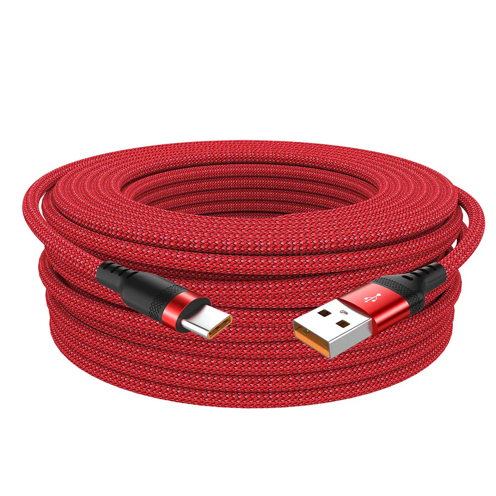 USB TYPE C Cable 5A Super Fast Charge Cable for iPhone 15 16 17 Full range Huawei Samsung oppo oneplus Universal USB C Extension