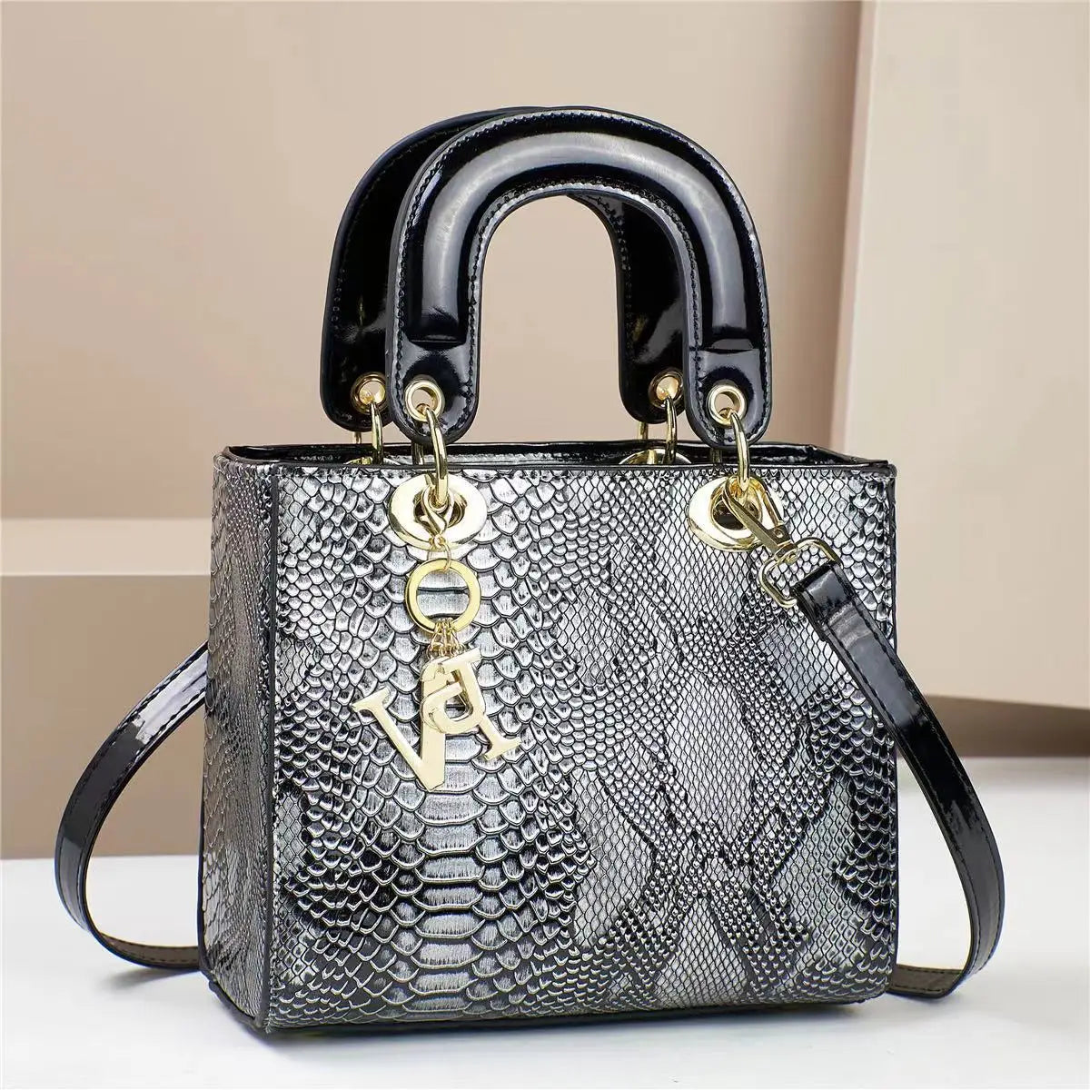 Fashion Brand Designer Women's Handbag | New Crocodile Pattern Daifei Bag (Classic Versatile Shoulder & Commuter Crossbody Bag)