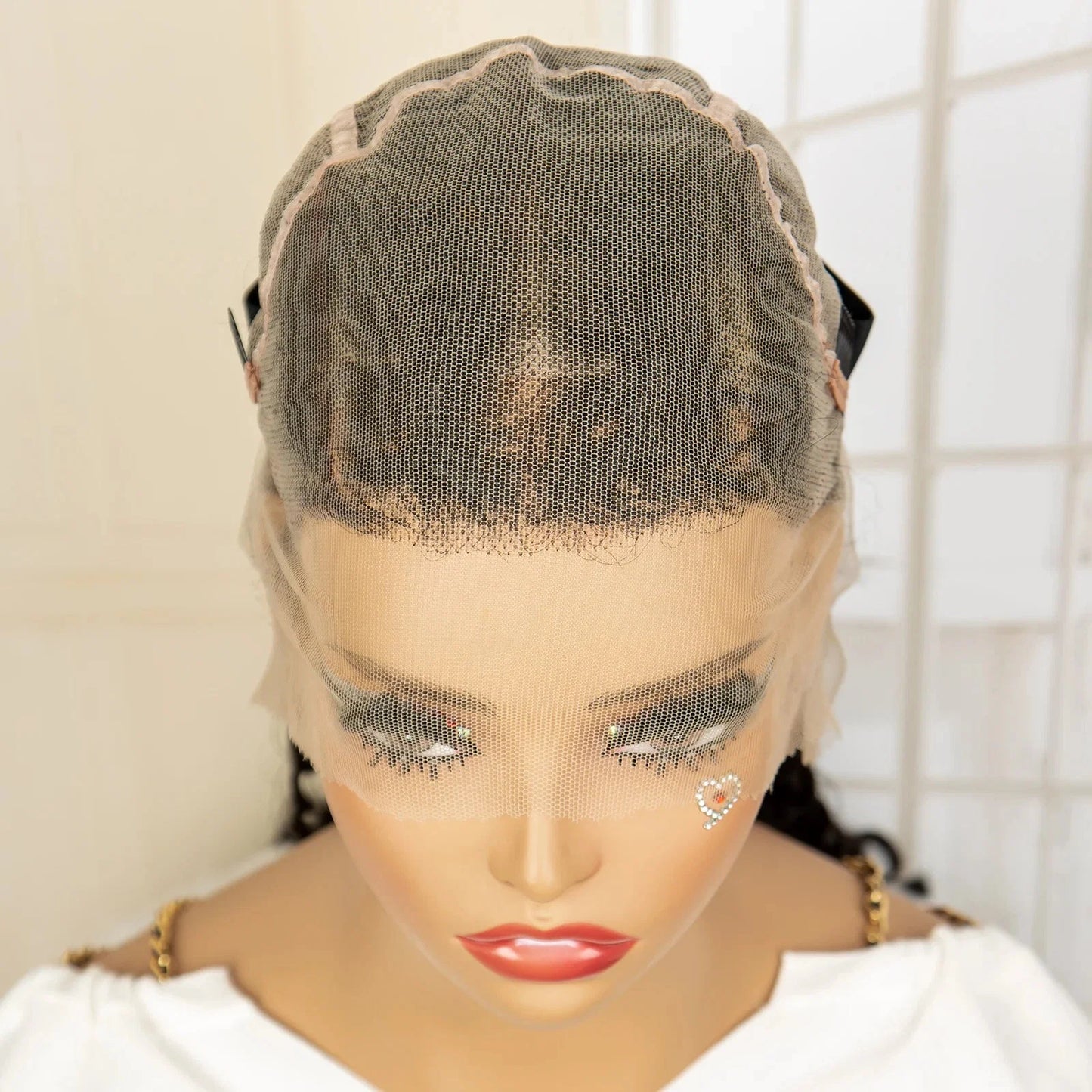 Boho Cornrow & Knotless Box Braids Wig | Full Lace | Kanekalon Hair | Women's Braided Wig