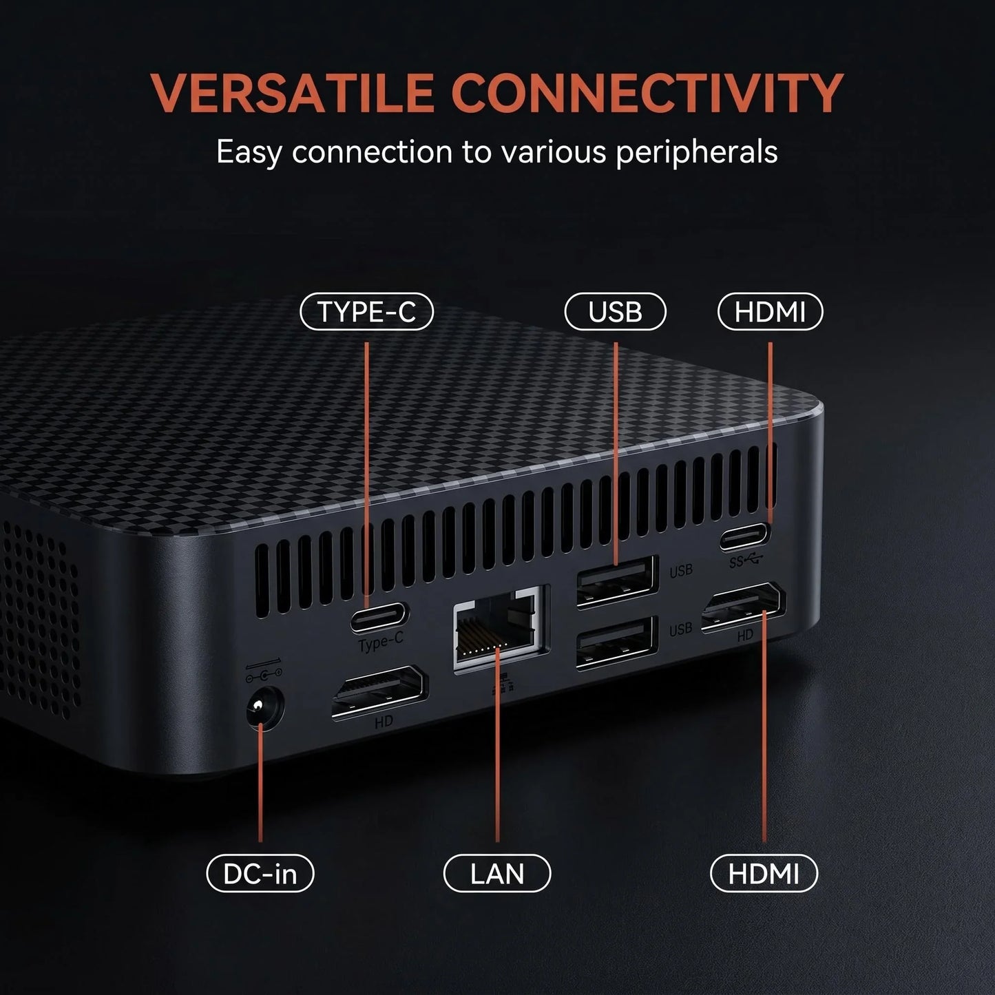 Compact Mini Gaming PC Intel i9 10980HK 16GB 32GB RAM 1TB 2TB SSD 4K HD Home Office Desktop Device