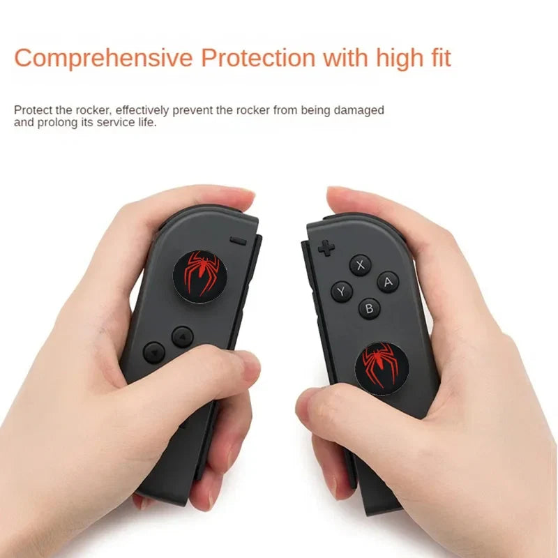 Thumb Grips Caps for Switch 2 Console Soft Silicone Analog Controller Protective Anti-Slip Thumbstick Grip Covers Joystick Cap