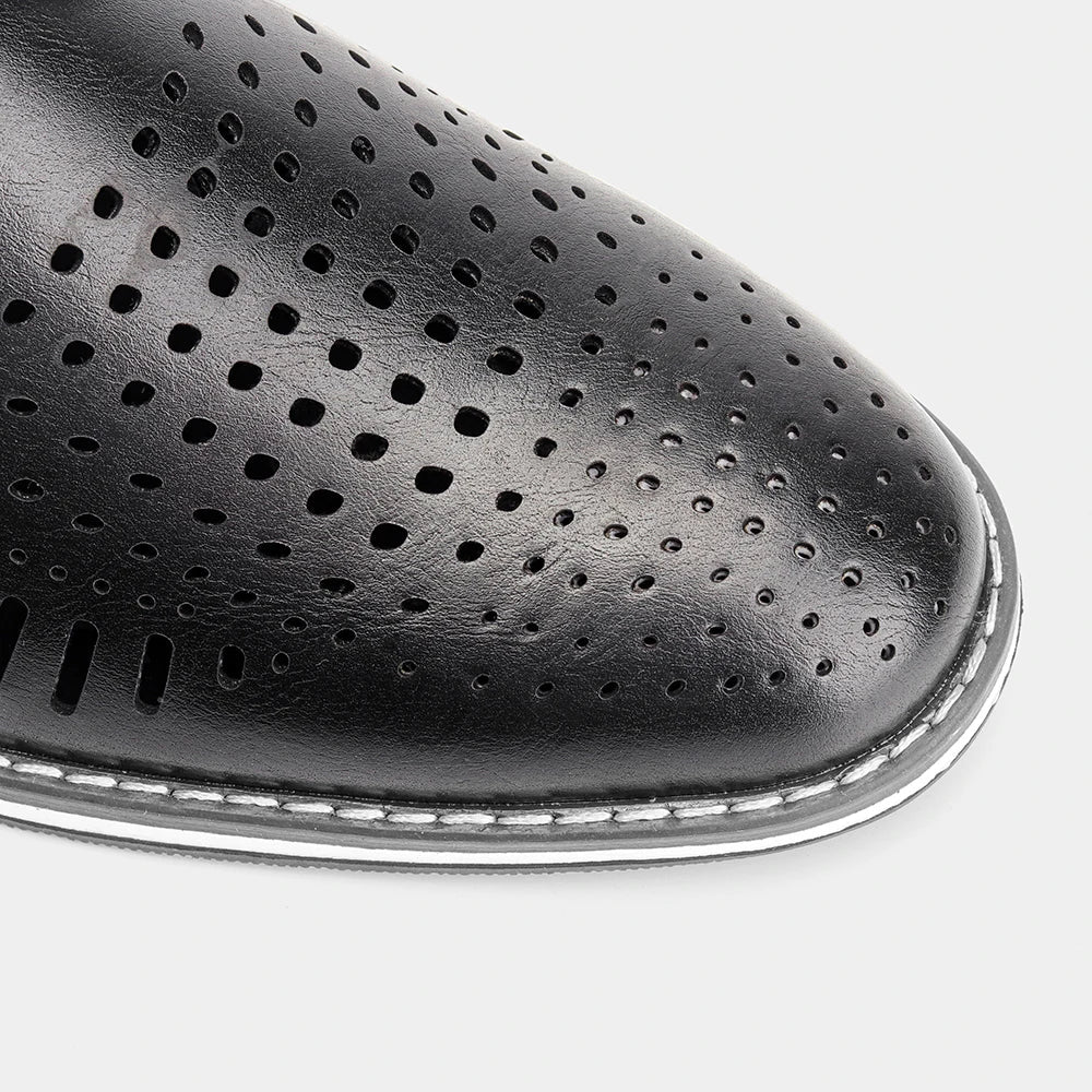 Leather loafer men fashion comfortable 2024 brand casual shoes men