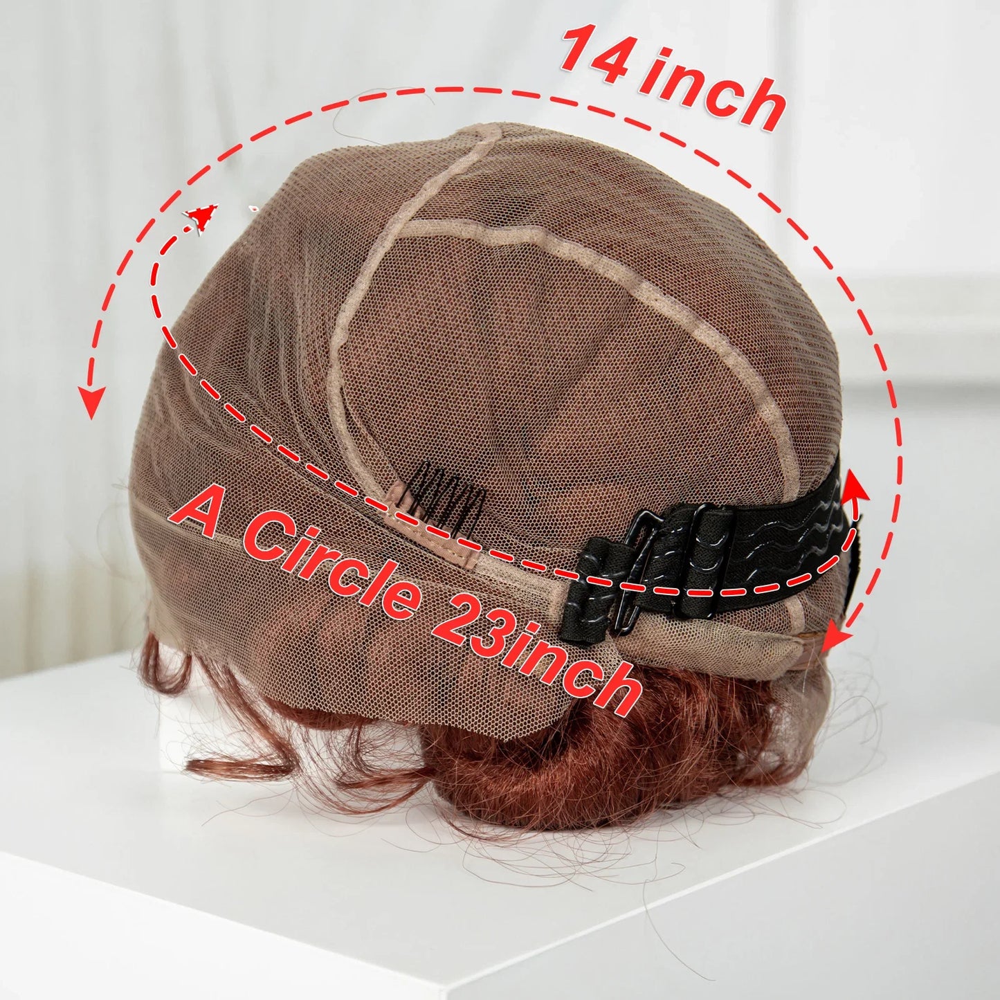Ginger Full Lace Handmade Bantu & Dreadlock Braided Wig with Baby Hair | Synthetic Braided Wig for Black Women