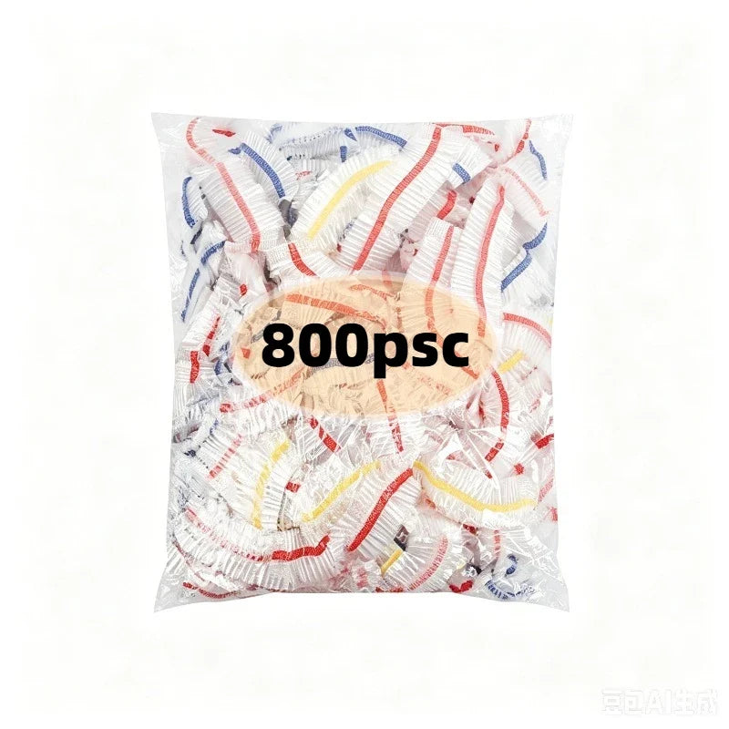 1000Pcs Plastic Wrap for Food Cover Bags for Covering Food Disposable Food Container Reusable Stretch Plastic Lid for Container