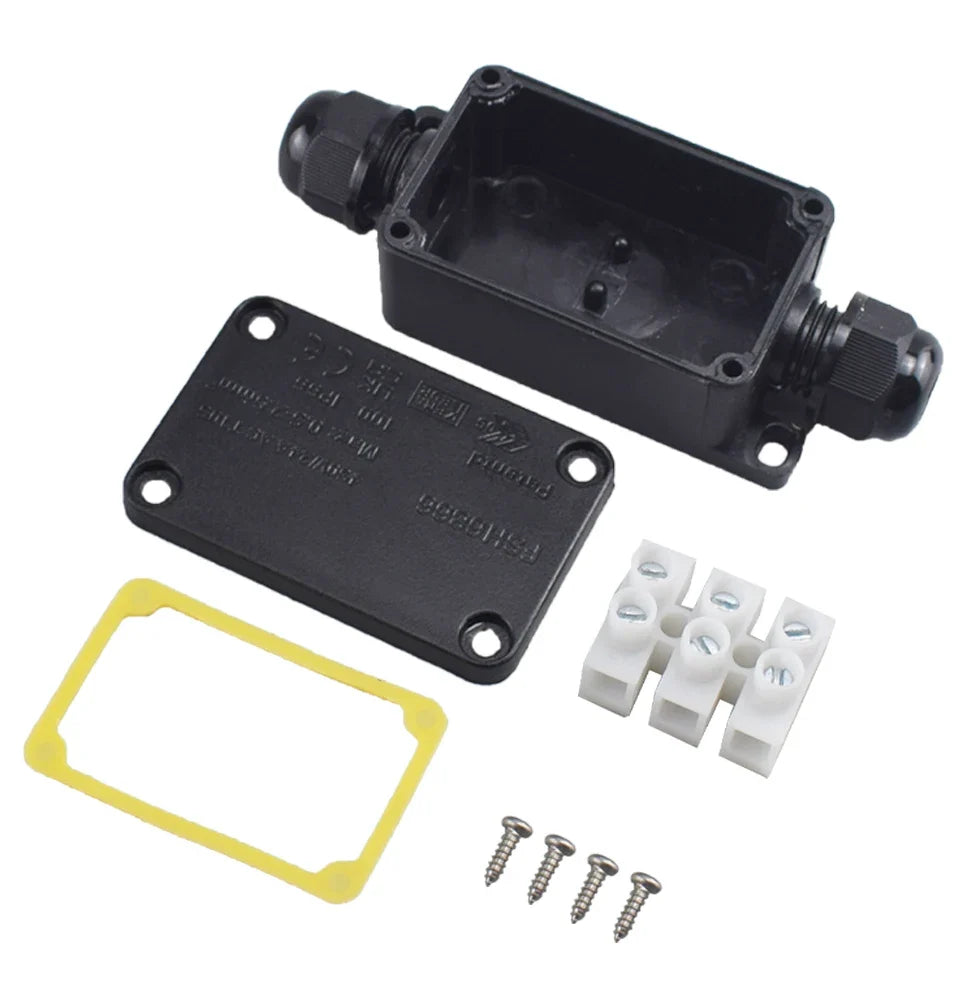IP66 Waterproof Junction Box 2 Way 3 Way 3mm-6.5mm Cable Connector Sealed Retardant Electrical Outdoor Waterproof Box
