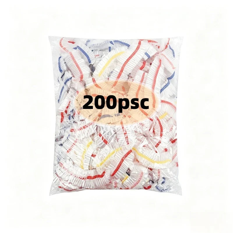 1000Pcs Plastic Wrap for Food Cover Bags for Covering Food Disposable Food Container Reusable Stretch Plastic Lid for Container