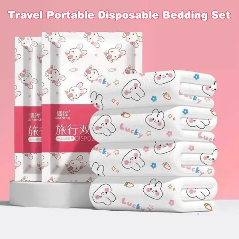 Extra Thick Disposable Bedding Set for Surgery Hotel Guest Room Nonwoven  Sheet Duvet Cover Travel