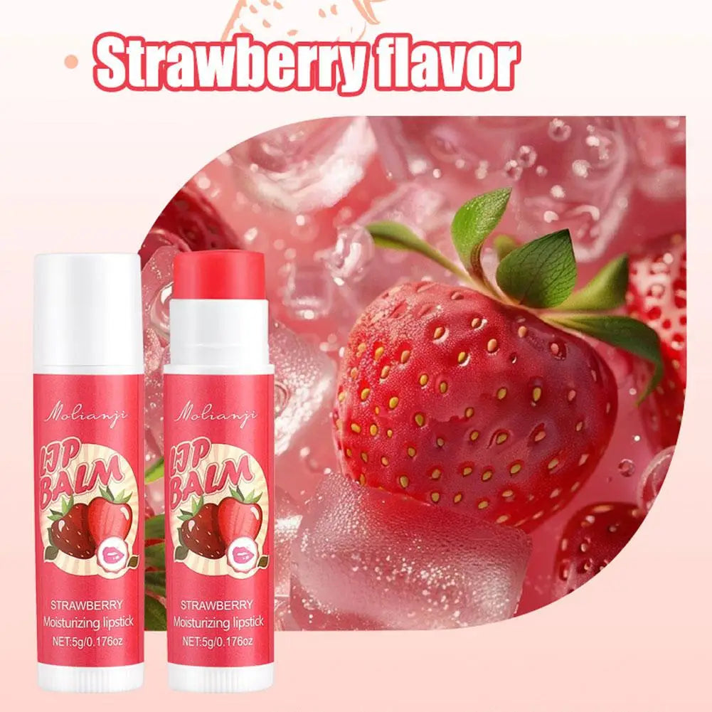 12pcs Moisturizing Lipstick Set, Hydrating Lip Care Suitable For All Skin Types, Fruit Lipstick Lip Balm Set