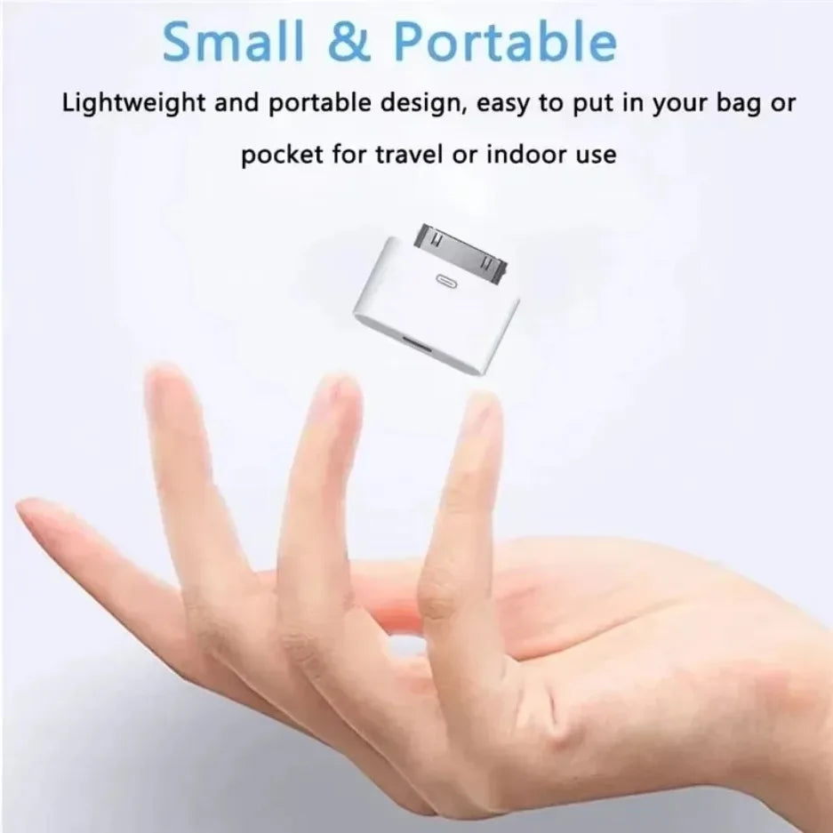 Lighting To 30Pin Adapter 8Pin Male To 30 Pin Female Charging Sync Converter for iPhone 4 4S IPad 2 3 IPod Touch Charger Cable