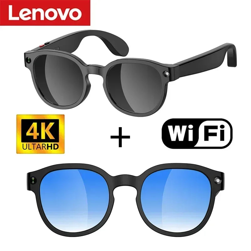 Lenovo AI Smart Glasses 8MP HD Camera 4K Shooting Image Conversation Translation Listening To Music Smart Glasses 2026 New