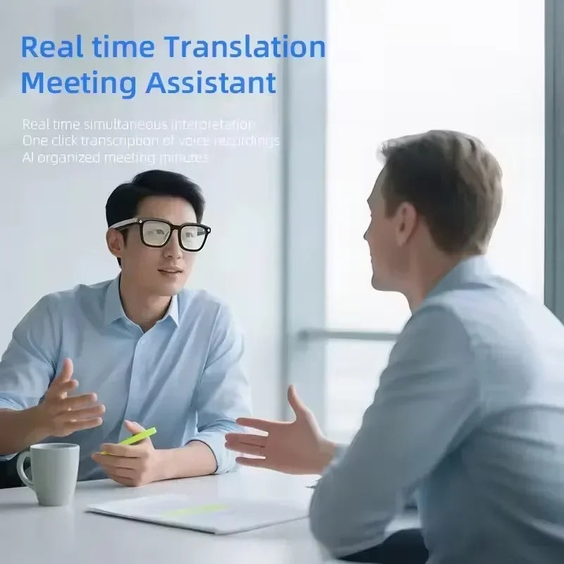 Lenovo AI Smart Glasses 8MP HD Camera 4K Shooting Image Conversation Translation Listening To Music Smart Glasses 2026 New