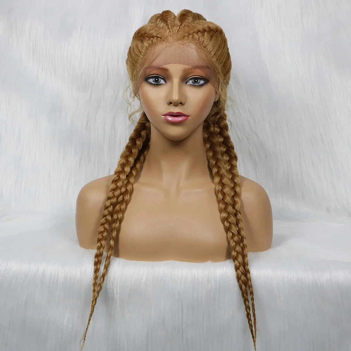 KIMA New Arrival 26" Braided Wig | Lace Front with Baby Hair