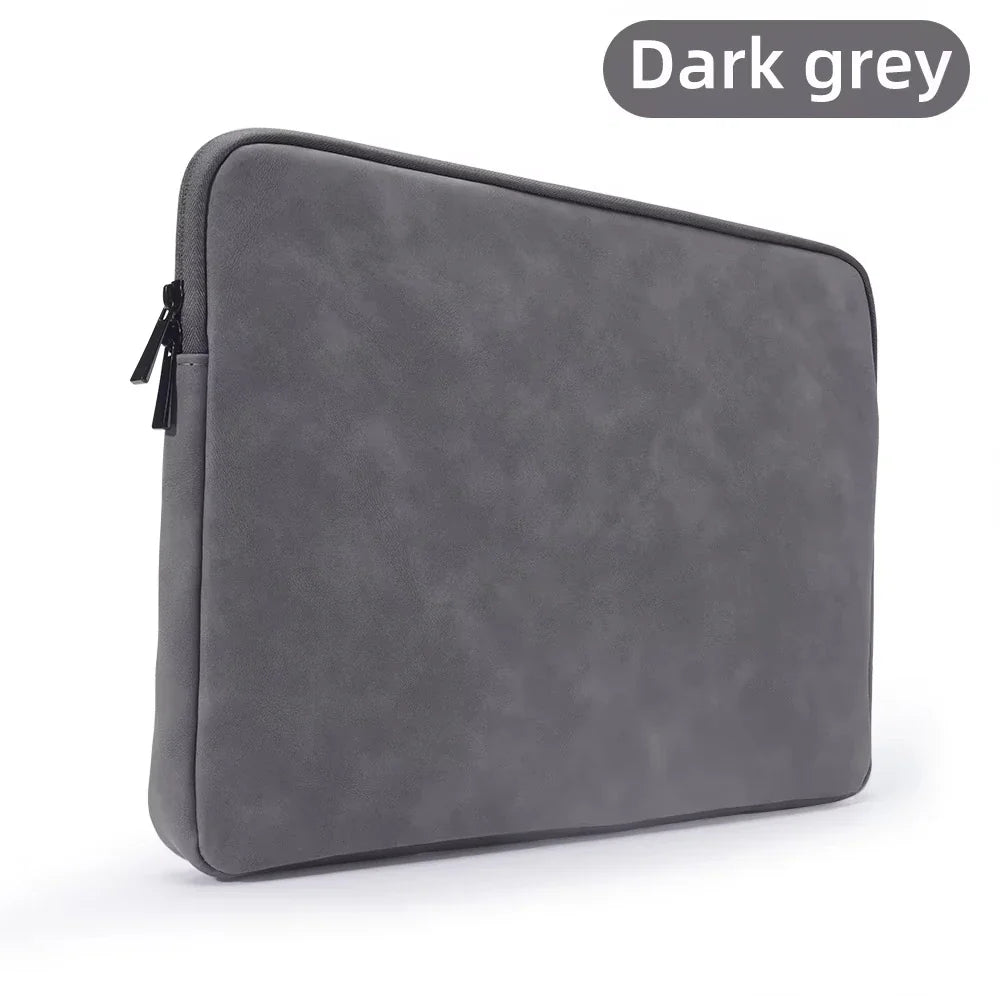 PU sheepskin leather fabric Waterproof Leather 9.7-15.6 inch Tablet PC Carrying Case Protective  Notebook Shockproof Cover