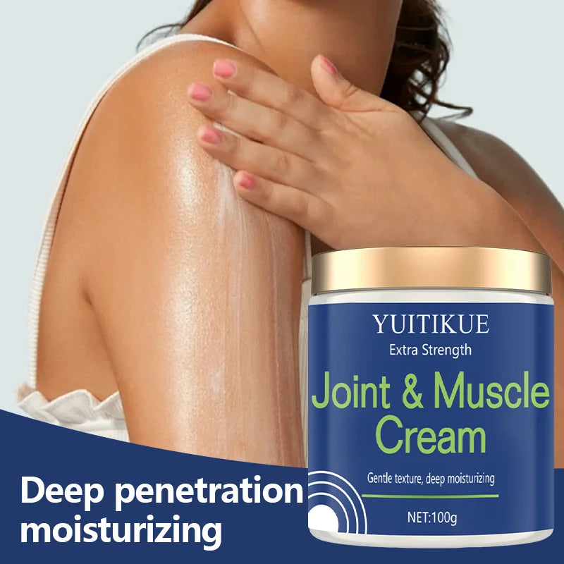 Extra Strength Joint & Muscle Cream 100g - Deep Moisturizing Formula, Gentle Texture for Neck, Shoulders, Knees & Elbows