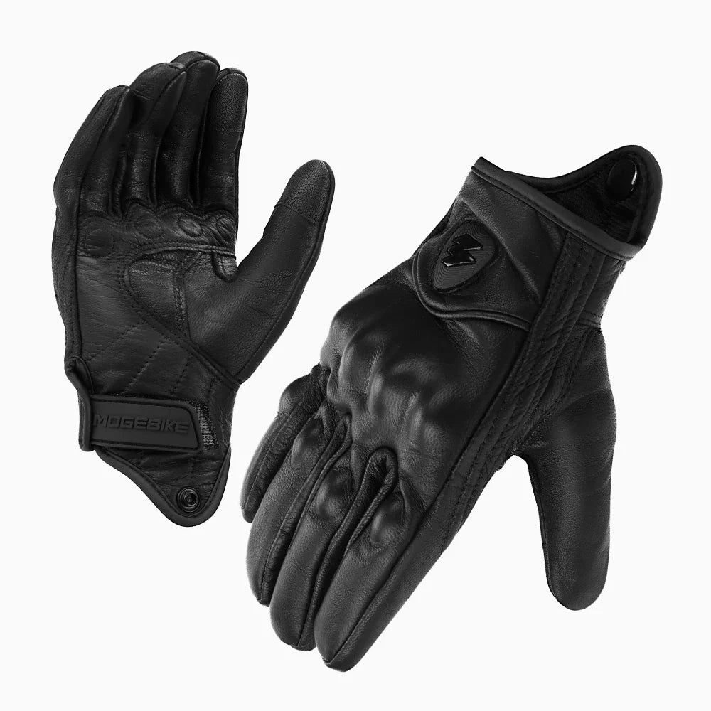 S-XXXL Motorcycle Gloves Goatskin Leather Men Women Moto Glove Electric Bike Luvas Da Motocicleta Os Carros Eletricos Sale
