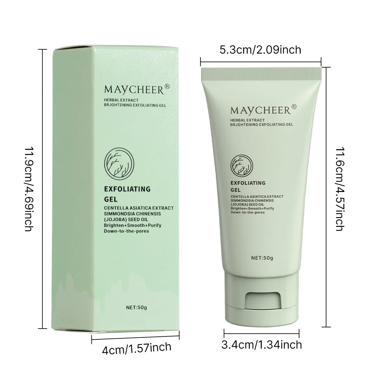 Herbaceous Exfoliating Peeling Gel Facial Scrub Moisturizing Nourishing Repair Scrubs Face Cream Beauty Skin Care