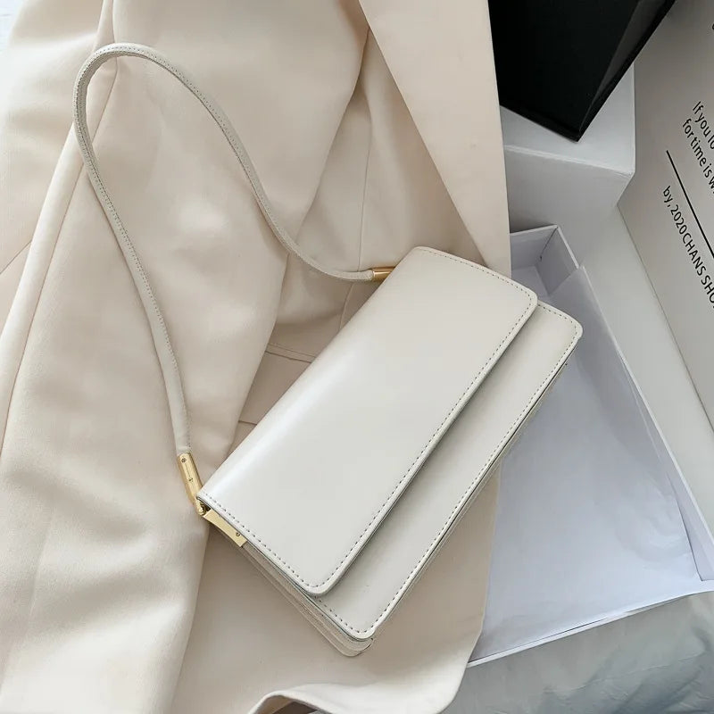 Luxury Brand Crossbody Bags for Women | Fashion Design Underarm & Woman Shoulder Bag (Female Handbag & Purses, Solid Color)