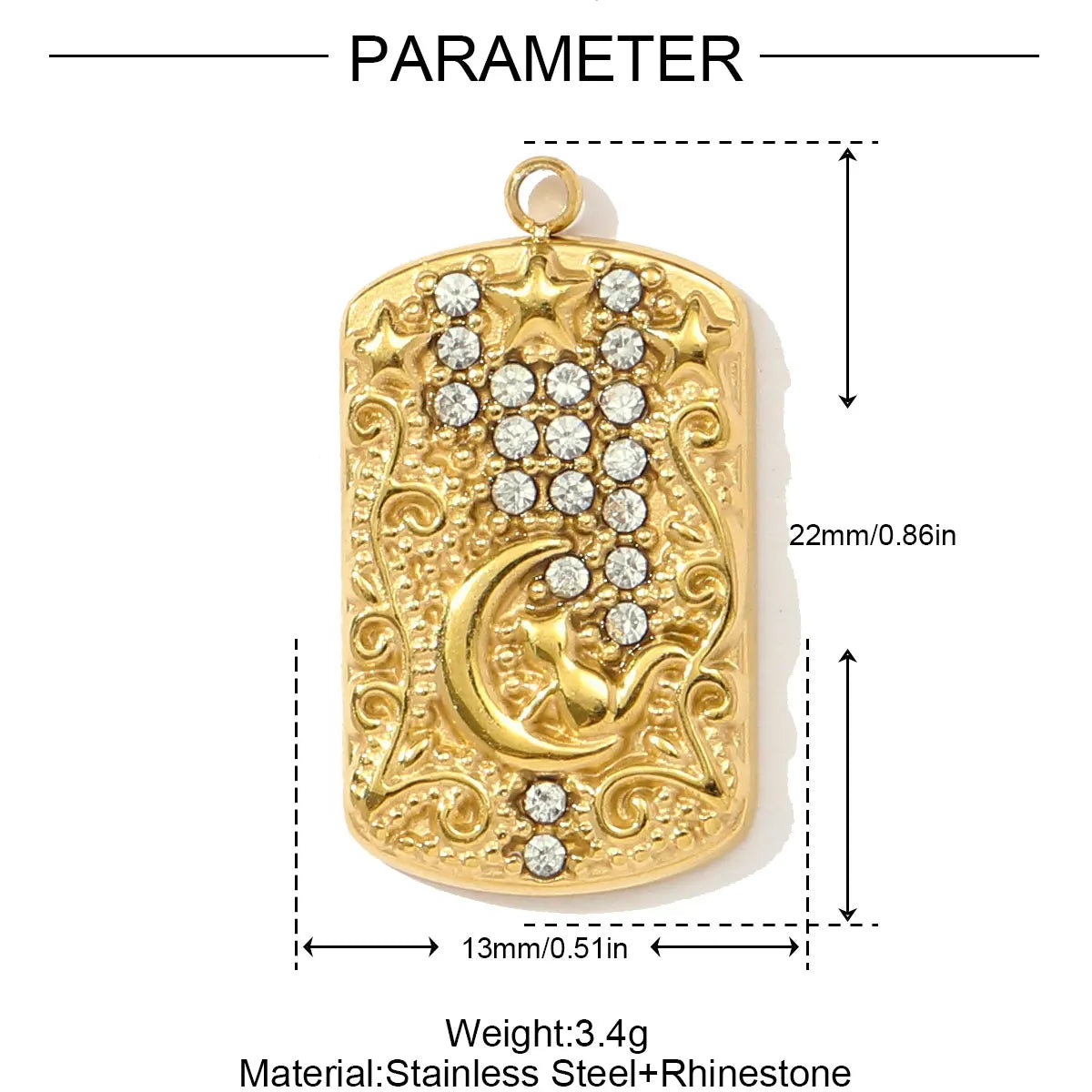 3pcs/Lot Stainless Steel 3D The Triumphal Arch Lovers Pendants Boot Heart Eye DIY Charms Women French Love Dog Dream Jewelry