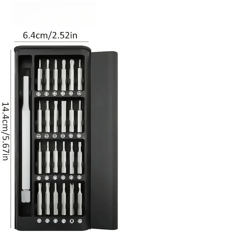 25 in 1 mini screwdriver set,flat head and cross shaped small screwdrivers, suitable for electronic products,Halloween,Christmas