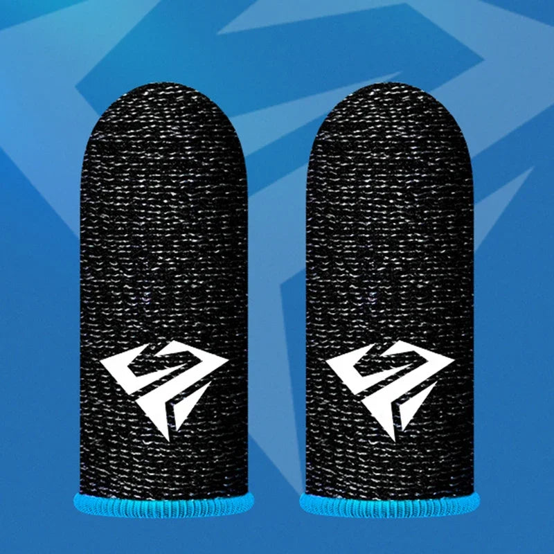 Hot Sales Game Fingertip Gloves Sweatproof Anti-slip Gamer Thimbles Touch Screen Finger Sleeve Breathable Fingertip Parts