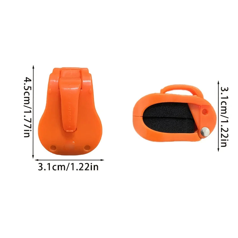 2pcs Quick-Attach Fishing Rod Clip Versatile Fishing Rod Clamps Quick Setup Rod Clamps Light Sturdy Secure Grip Tackle Organizer
