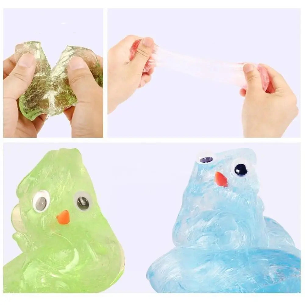9E-Colorful Non-Newtonian Liquid Decompression Toys Children Transparent Elastic Modeling Compound Non Toxic Creative Crafts