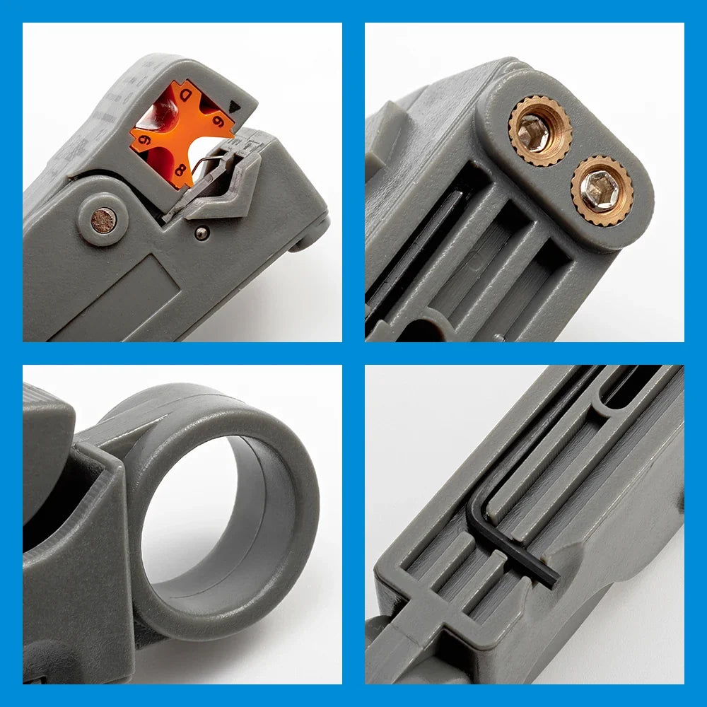Stripping Pliers Decrustation Wire Cable Tools Stripper Stainless Steel  Hexagon Wrench Accessory Insulated Electrical Straight