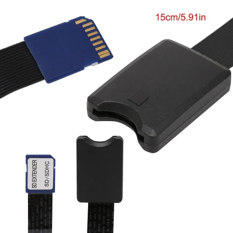 2025 New TF Card Female to TF micro SD Male Flexible Memory Card Extension Cable Reader TF To MicroSD Extension Adapter Cable