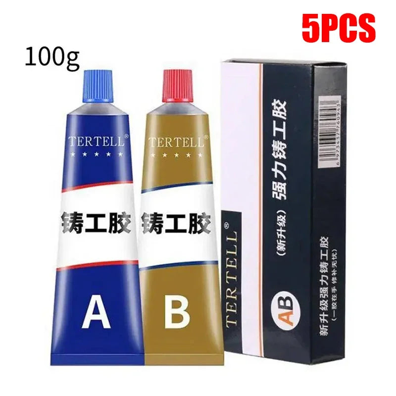 Home High Temperature Glue For Metal Welding Strength Repair Resistant Magic AB A Plastic Wood B Adhesive Purpose Bi Component
