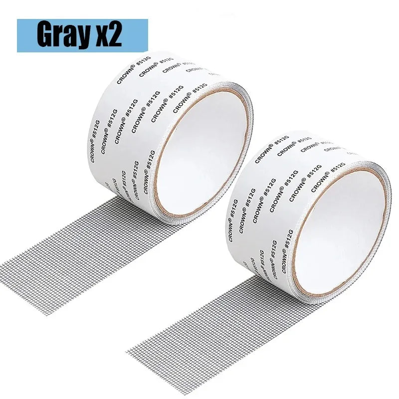 Mosquito Net Windows Anti-Mosquito Mesh Easy-to-Apply Waterproof Window Screen Repair Tape Self-Adhesive Mesh Patch