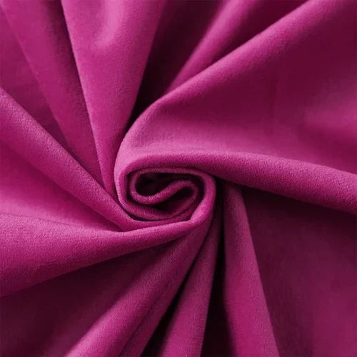 Velvet Fabric By The Meter for Tablecloth Diy Sofa Covers Curtains Sewing Thickened Soft Cloth Plain Black White Winter Textile