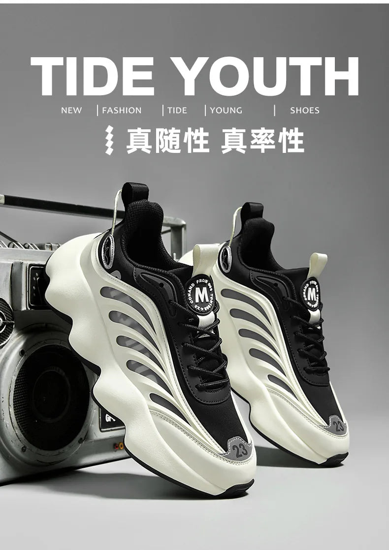 Luxury Men's Breathable Running Sneakers Casual Trainer Fashion Loafers Race Tenis Shoes for Male