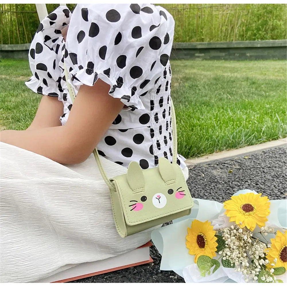 Children's Accessories Small Shoulder Bag | Cute Rabbit Baby Girls Small Crossbody Bags & Cartoon Kids Boys Mini Coin Purse Handbags