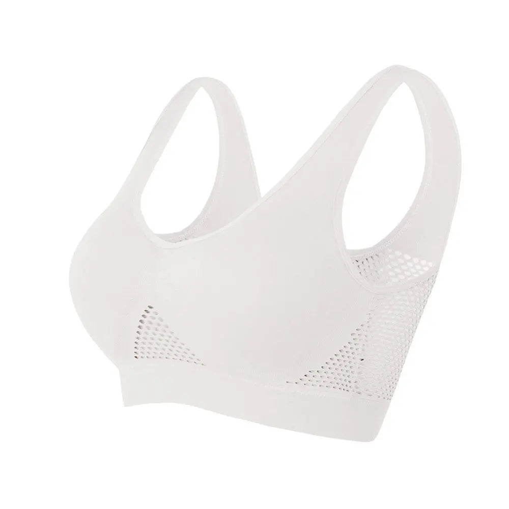 Sport Bra Top Breathable Brassieres Removable pad Sports bras Woman Running Gym Clothing Wireless Underwear For Women Yoga Bra