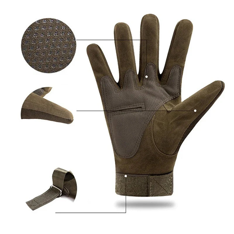Outdoor Sports Locomotive Military Fans Gloves Outdoor Tactical Gloves Riding Gloves