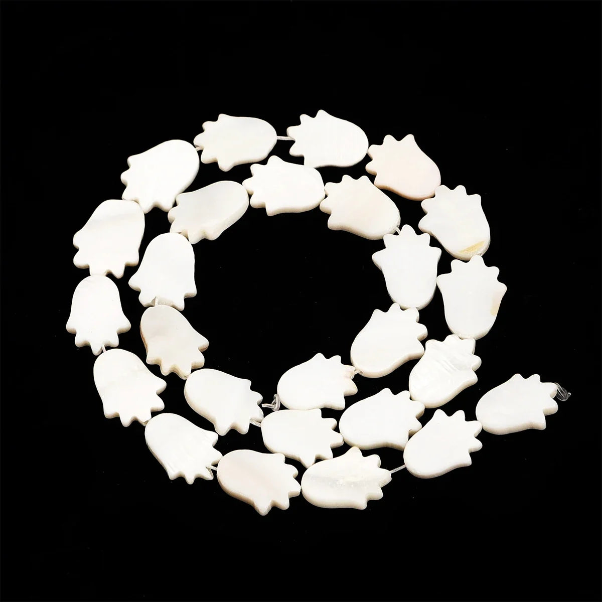 Natural Shell Beads Mother of Pearl Love Star Oval Round Flat Loose Spacer Beads for Jewelry Making DIY Charm Bracelet Necklace