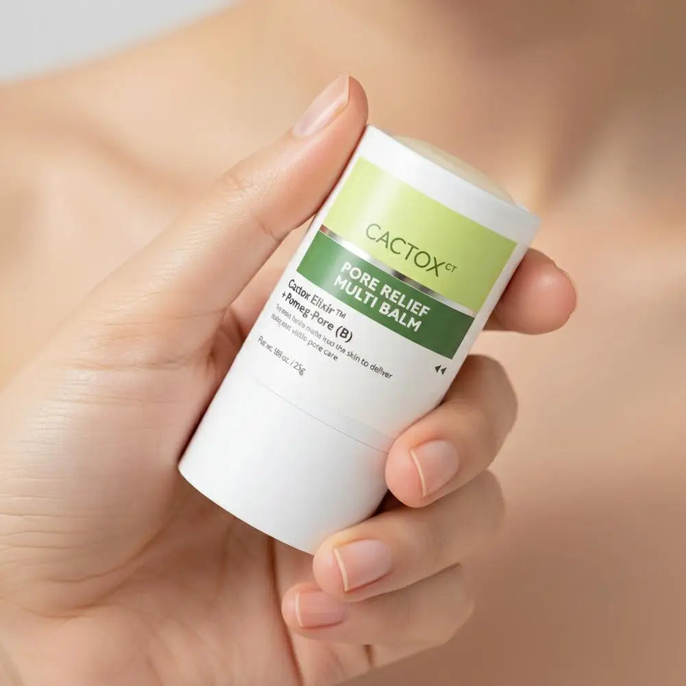 CACTOX Pore Relief Multi Balm 25g - Cactox Elixir & Pomeg-Pore Formula, Cooling Soothing Moisturizing Balm for Pore Care