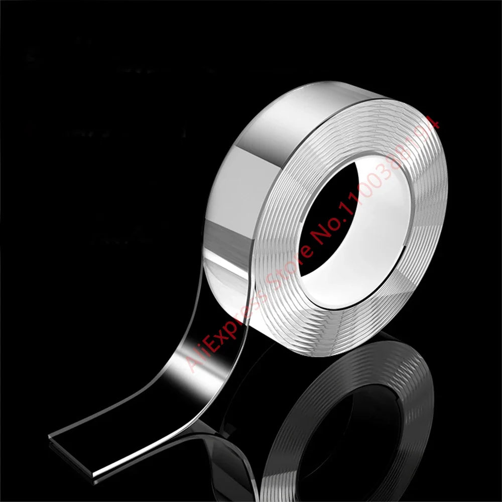 1/3/5m Nano Tape Double-Sided Adhesive Tape Traceless Waterproof Tape for Bathroom Kitchen Sink Tap Gel Sticker Home Improvement