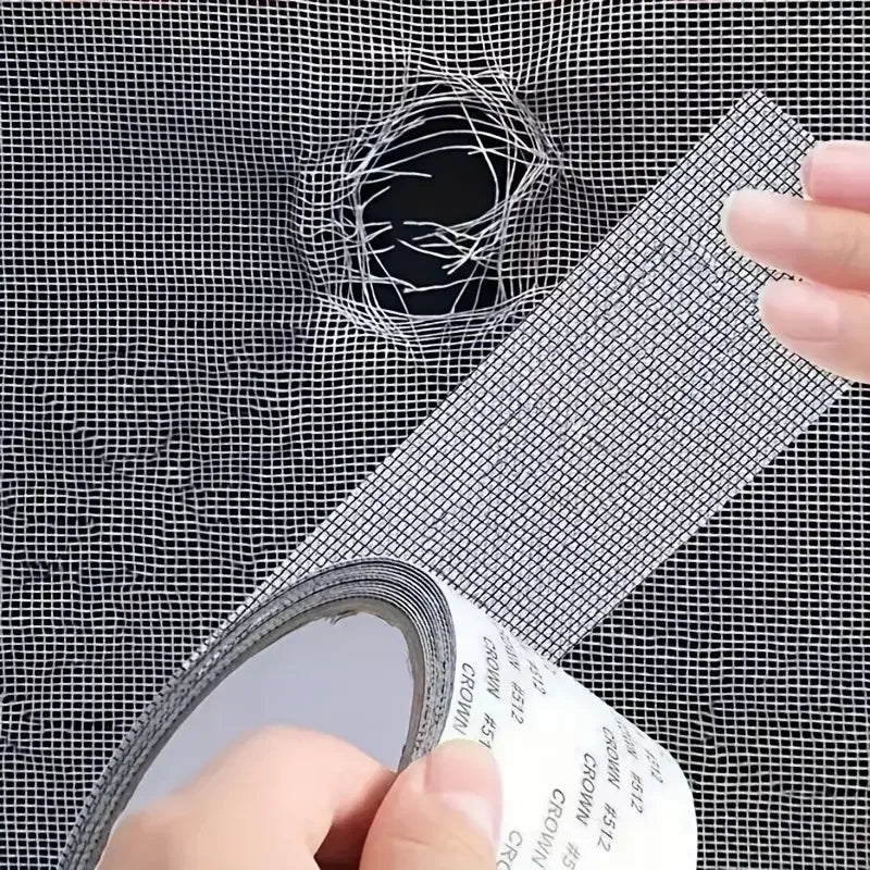 Mosquito Net Windows Anti-Mosquito Mesh Easy-to-Apply Waterproof Window Screen Repair Tape Self-Adhesive Mesh Patch