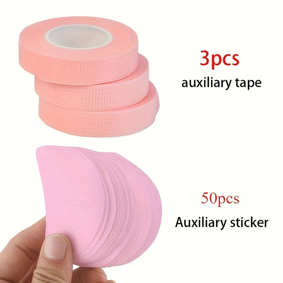 53/50/3/1pc Eyeshadow Assistant Tape Set, Eye Makeup Tape Including Eye Shadow Tape, Eyeshadow Stickers, Eye Makeup Protector