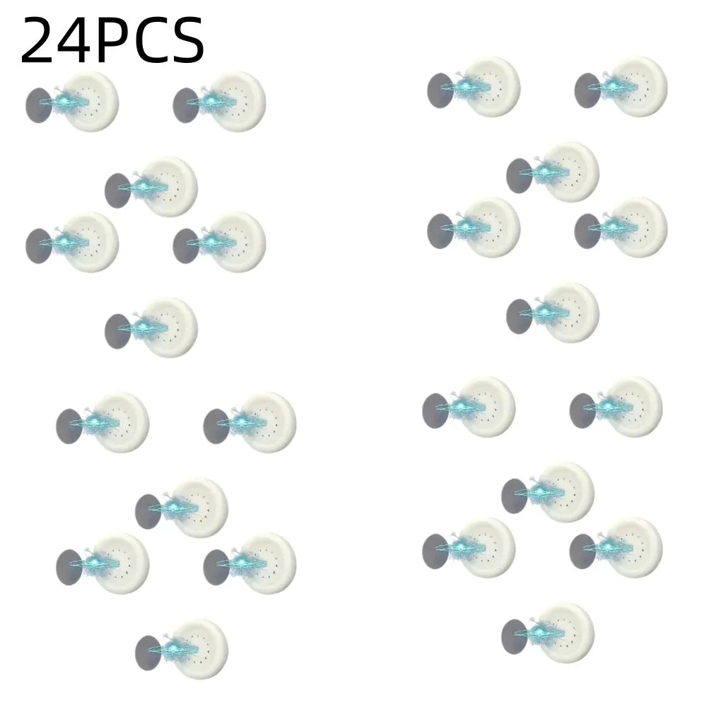 3/6pcs No Drill Magnetic Remote Holder - Wall Mount for TV/AC/DVD Remotes, White Space-Saving Design