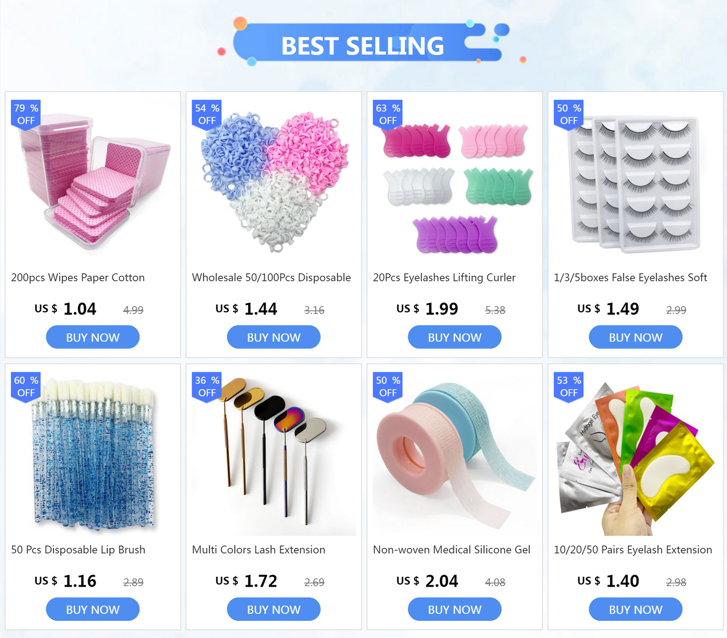 Disposable Eyelashes Brushes Crystal Diamond Handle Lash Brush Eyebrow Mascara Wands Eyelash Extension Supplies Makeup Tools