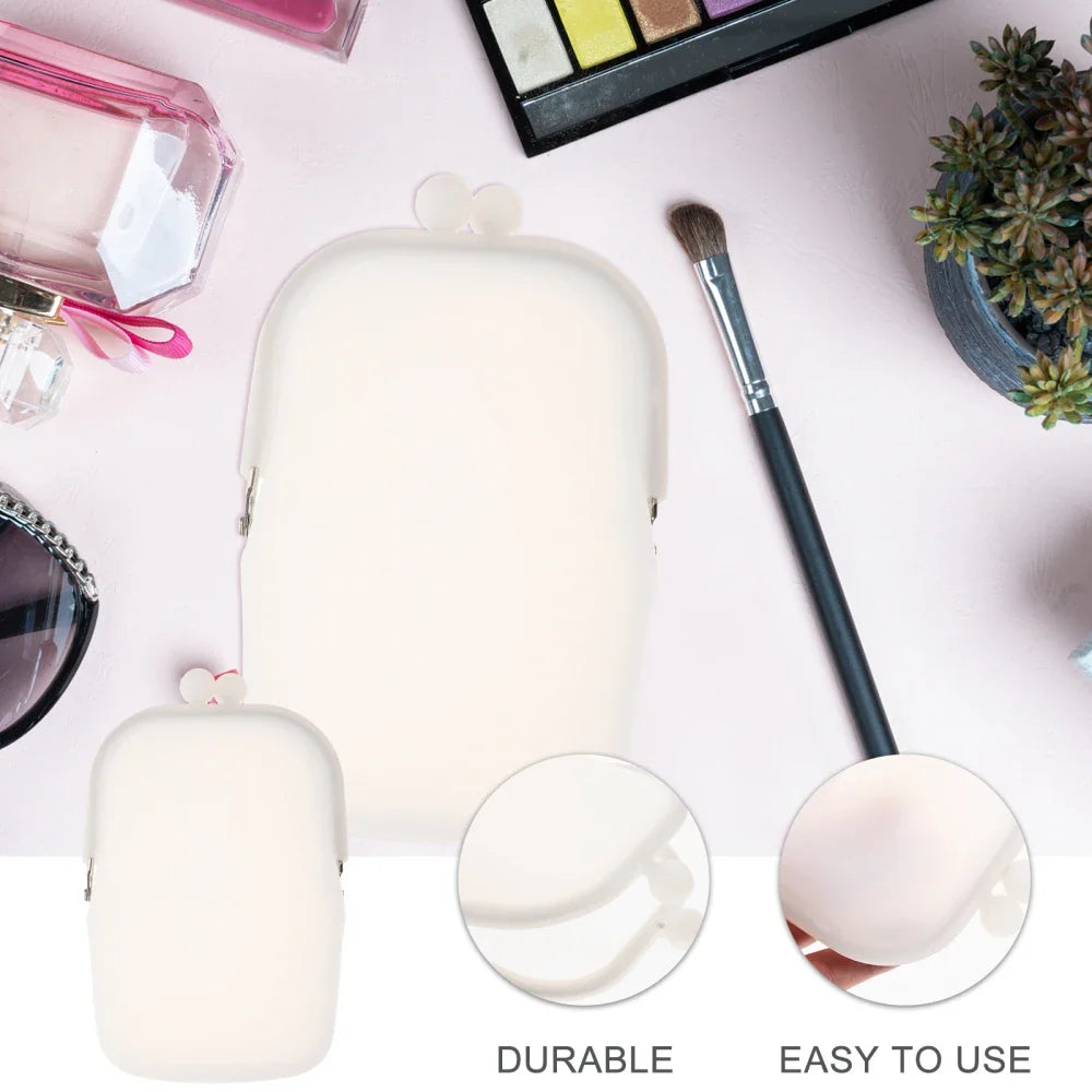 Silicone Phone Bag & Coin Purse for Women | Candy Color Small Wallet Holder Pouch (Ladies Handbag Clutch, Travel Accessories Storage)