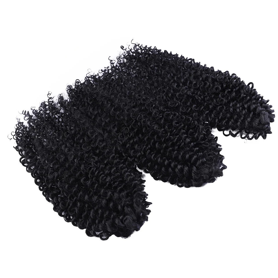18 Inch Passion Twist Braids Crochet Hair | Afro Kinky Curly | 60 Strands