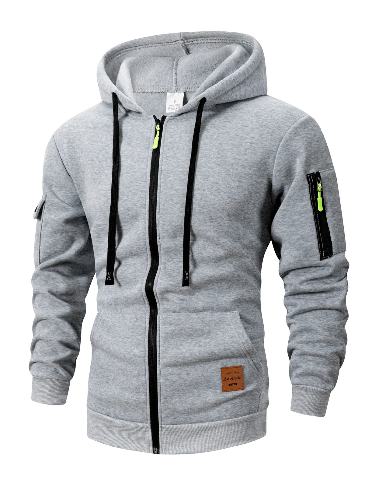2025 New Autumn Men Sweatshirts Long Sleeve Jacket Hoodie Zipper Closure Jacket Male Hoodies Sweatshirt Slim Fit Male Clothing