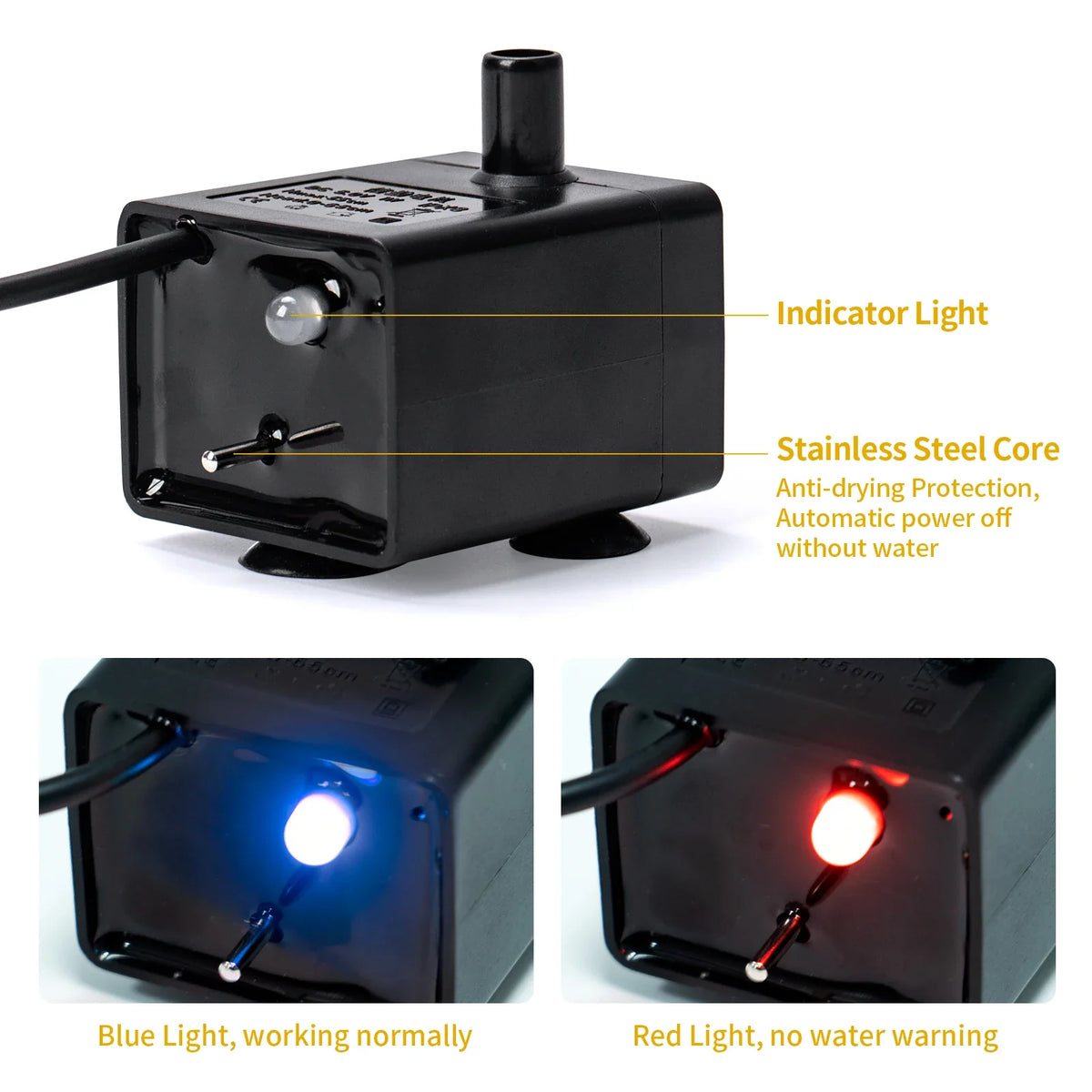 Water Pump Pet Cat Water Dispenser Anti Dry Burning Motor Replacement for Dog Cat Water Dispenser Drinking Bowl Pet Products