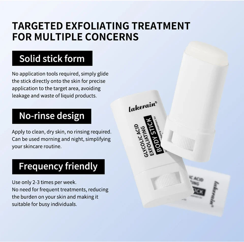 Glycolic Acid Exfoliating Body Stick Multiple Concerns Delivers Deep Effective Exfoliation Nourishing Moisture Deep Hydration