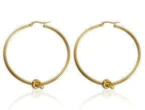 Shiny Zircon Hoop Earrings for Women Trendy Golden Stainless Steel Circle Earring Jewelry Pendientes