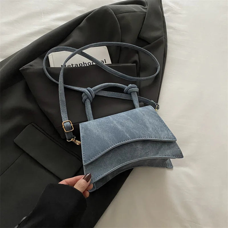 Fashionable Women's Shoulder Bag | Pure Color Trendy Crossbody Bag & Simple Casual Diagonal Bag (Small Square Bags for Autumn & All Seasons)