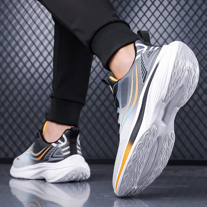Men's Fashion Sneakers Breathable Comfortable Lightweight Walking Shoes Casual Sports Running Tennis Gym Training Shoes for Men